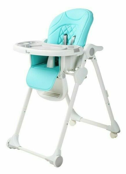 Bo Jungle Jídelní židlička B-Dinner chair wheely modrá porovnat ceny