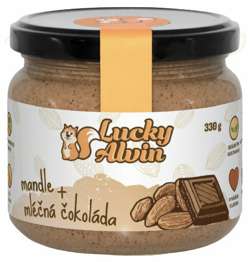 Lucky Alvin Mandlový krém s mléčnou čokoládou 330g porovnat ceny