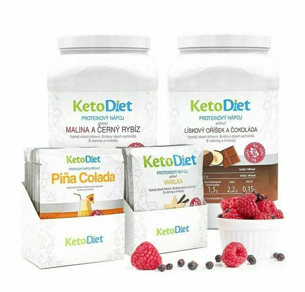 KetoDiet 3týdenní balení proteinových nápojů MEDIUM 2. krok porovnat ceny