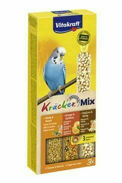 Vitakraft Bird Kräcker Andulka Med/pom/popcorn Tyč 3ks porovnat ceny