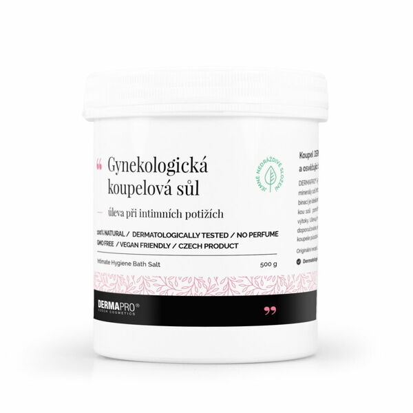 DERMAPRO Gynekologická koupelová sůl 500 g porovnat ceny