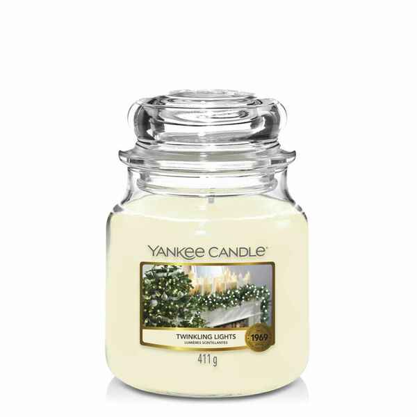 YANKEE CANDLE Classic Vonná svíčka střední Twinkling Lights 411 g porovnat ceny