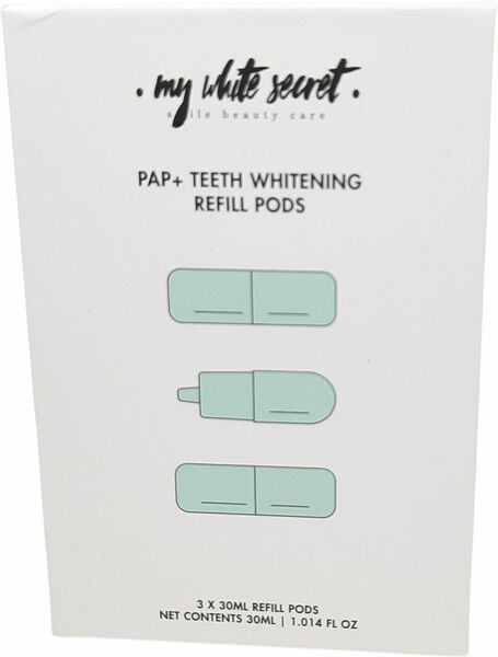 My White Secret náhradní gely pro PAP+ bělící sadu na zuby porovnat ceny