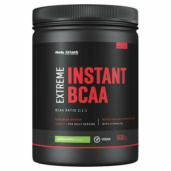 BODY ATTACK Extreme instant BCAA 2:1:1 green apple 500 g porovnat ceny