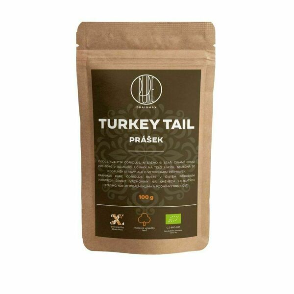 BrainMax Pure Turkey Tail BIO prášek 100 g porovnat ceny