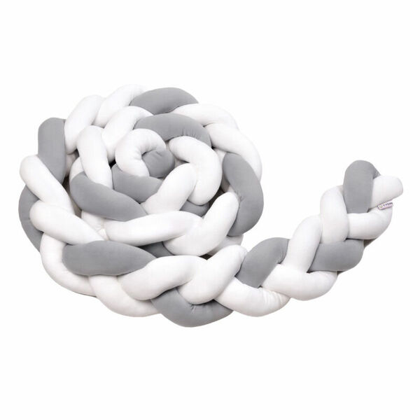 T-Tomi Pletený mantinel 220 cm White+Grey 1ks porovnat ceny