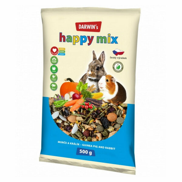 DARWIN'S Morče králík happy mix 500 g porovnat ceny
