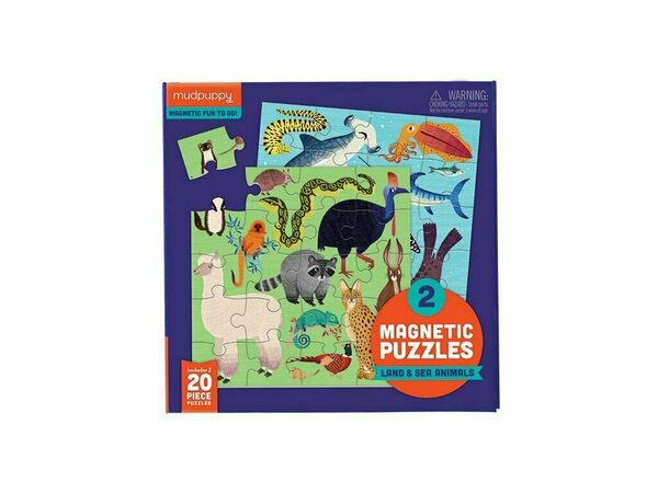 Mudpuppy Magnetické puzzle, Zvířata 2x20ks porovnat ceny
