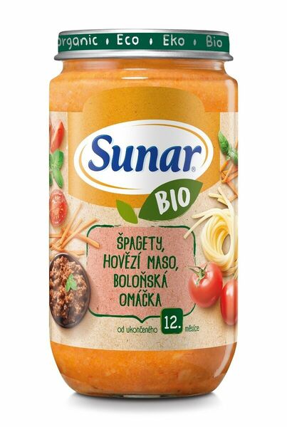 Sunar Bio Příkrm špag.hov.maso Boloň.omáčka 235g porovnat ceny