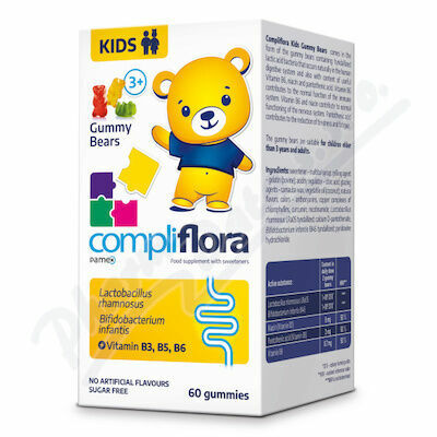 Compliflora KIDS želatinoví medvídci od 3let 60ks porovnat ceny