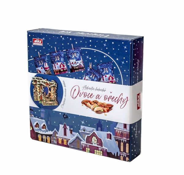 Alika Adventní kalendář Ovoce a ořechy 665 g porovnání ceny