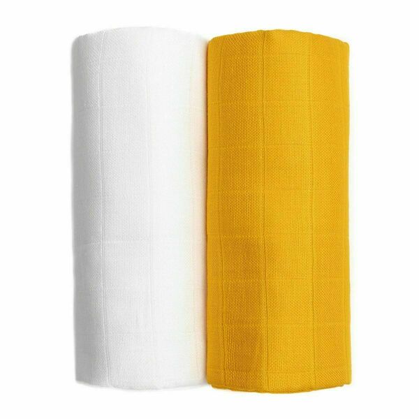 T-tomi Látkové TETRA osušky 2 ks white/mustard porovnat ceny