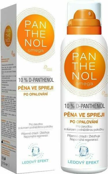 II. jakost Panthenol Omega 10% pěna ve spreji po opalování 150 ml porovnat ceny