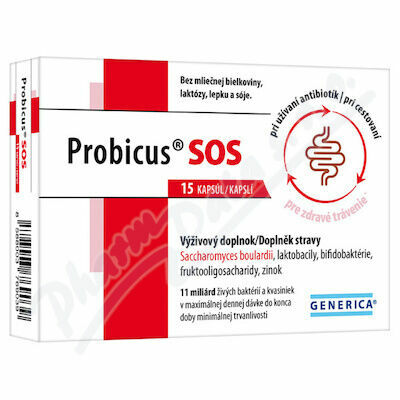 Probicus SOS 15 kapslí Generica porovnat ceny