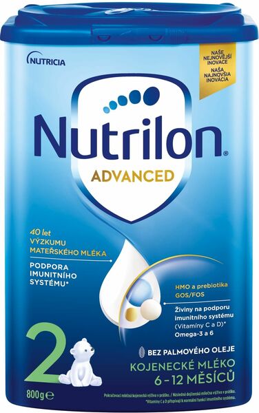 II. jakost Nutrilon 2 Advanced pokračovací kojenecké mléko 800g porovnat ceny