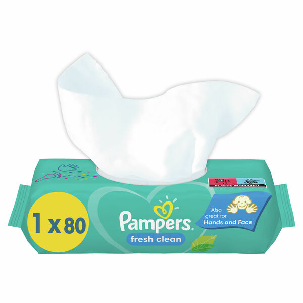 Pampers Fresh Clean Baby Dětské Čisticí Ubrousky 15x80ks porovnat ceny