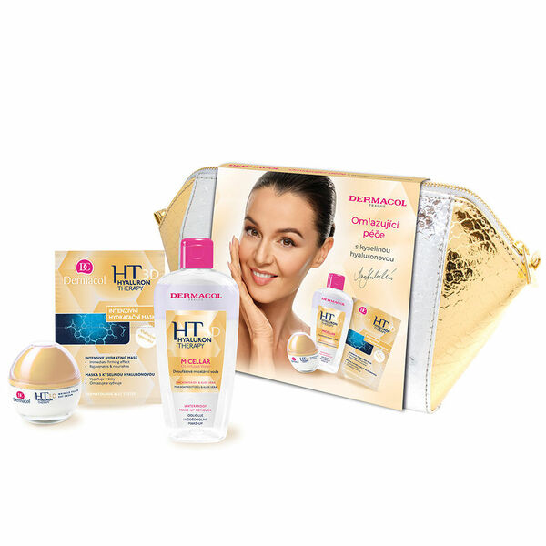 DERMACOL Dárkový balíček Hyaluron Therapy 2020 50 ml +  16 ml + 200 ml porovnat ceny