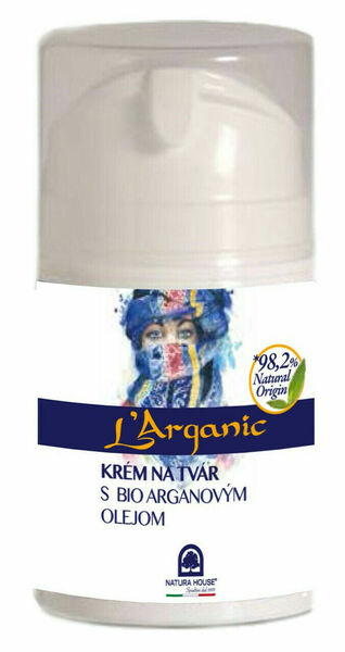 Natura House  Krém na tvář a dekolt s BIO arganovým olejem 50ml porovnat ceny