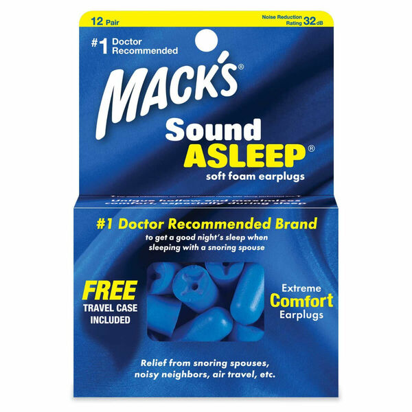 MACKS Sound Asleep špunty do uší 12 párů porovnat ceny