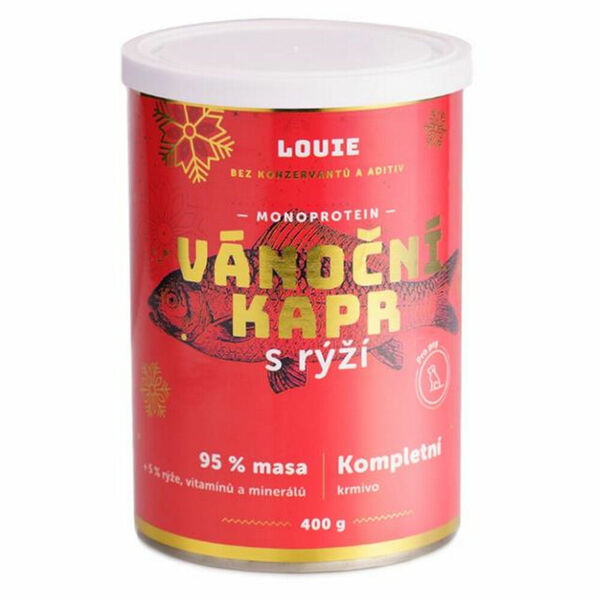 LOUIE konzerva pro psy Vánoční kapr 400 g porovnat ceny