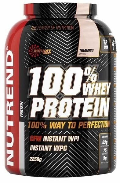 NUTREND 100% Whey Protein 2,25kg tiramisu porovnat ceny