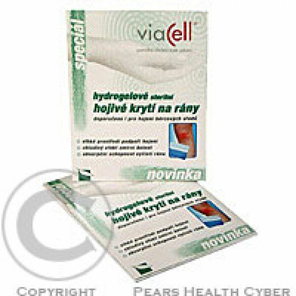 VIACELL Hydrogelové hojivé krytí na rány sterilní 2 ks porovnat ceny