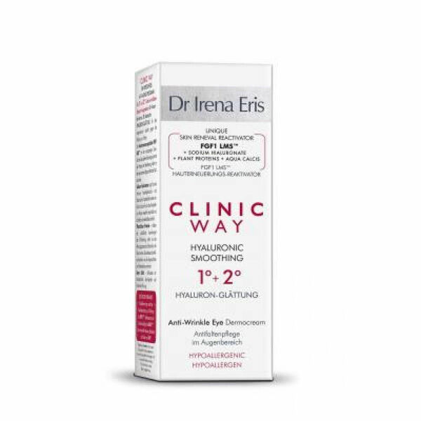 Clinic Way Dermo Krém proti vráskám 1° a 2° oční péče 15 ml porovnat ceny