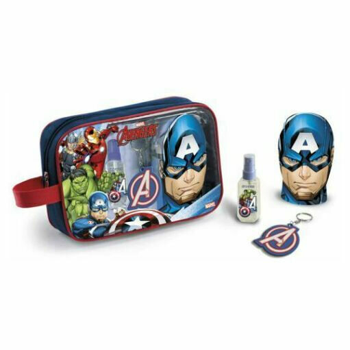 EP LINE Avengers EdT 90 ml + pěna do koupele 300 ml + klíčenka + kosmetická taštička Dárkové balení porovnat ceny