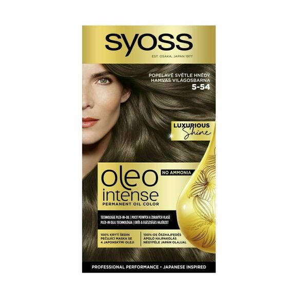 Syoss Oleo Intense Barva na vlasy 5-54 popelavě světlě hnědá 50 ml porovnat ceny