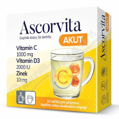 Ascorvita AKUT nápoj 10x3g porovnat ceny