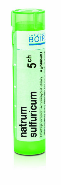 Boiron  Natrum Sulfuricum CH5 gra.4g porovnat ceny