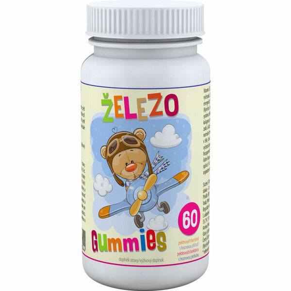 CLINICAL Železo Gummies 60 pektinových bonbónů porovnat ceny
