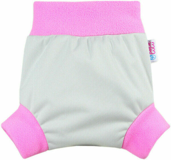 Petit Lulu - pull-up svrchní kalhotky S, Šedé (růžová) porovnat ceny