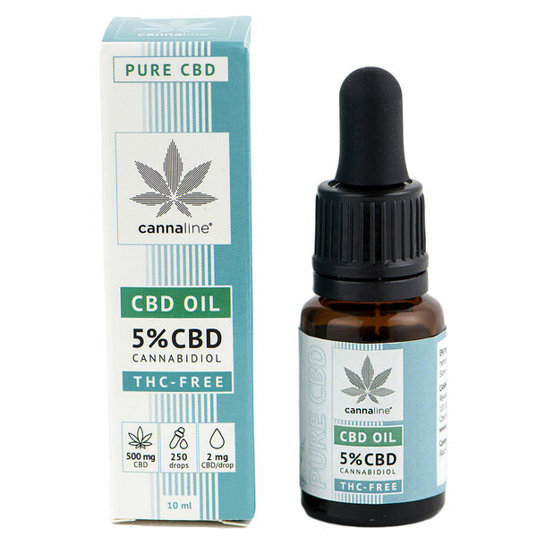 Cannaline CBD olej 5% bez THC 10ml porovnat ceny