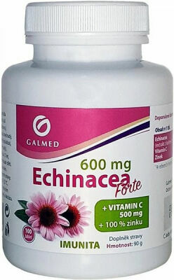 Echinacea Forte 600mg+vit.c+zinek Tbl.100 Galmed porovnat ceny