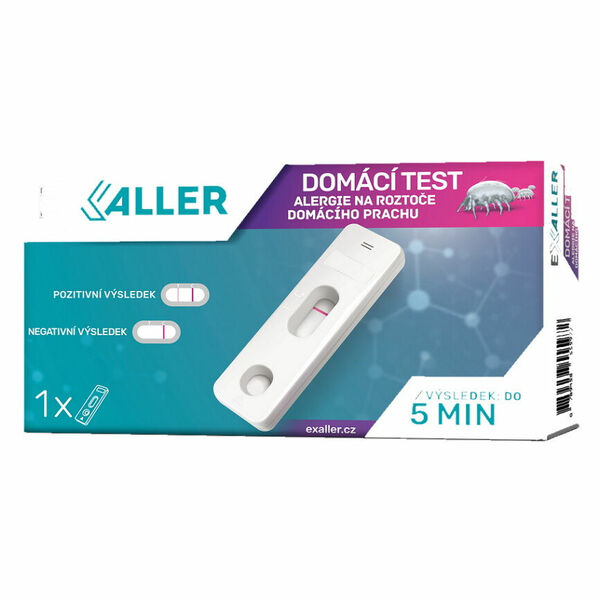 EXALLER Domácí test alergie na roztoče 1 kus porovnat ceny