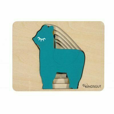 Kindsgut Dřevěné puzzle lama porovnat ceny
