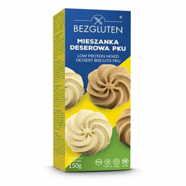 BEZGLUTEN Sušenky mix PKU nízkobílkovinné 150 g porovnat ceny