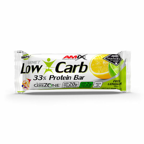 AMIX Low carb 33% protein bar citron a limeta 60 g porovnat ceny
