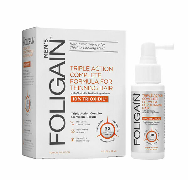 Foligain Triple Action sérum proti padání vlasů s 10% trioxidilem pro muže, 59ml porovnat ceny
