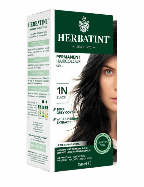 Herbatint Permanentní barva na vlasy černá 1N, 150ml porovnat ceny