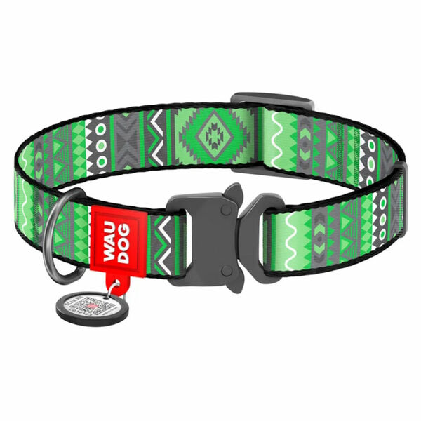 WAUDOG Obojek pro psy Etno zelený 1  ks, Velikost: S porovnat ceny