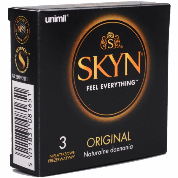 SKYN Original – bezlatexové kondomy (3 ks) porovnat ceny