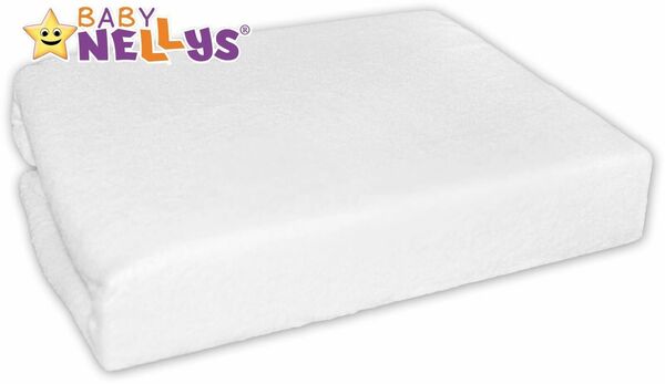 Baby Nellys jersey prostěradlo 90 x 90 cm - bílé porovnat ceny