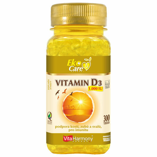 VitaHarmony, s.r.o.  VitaHarmony VE Vitamin D3 1.000 m.j. (25 µg) - 300ks porovnat ceny