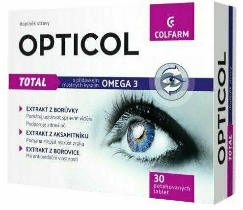 Colfarm Opticol Total 30 tablet porovnat ceny