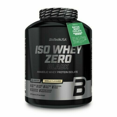 BioTech Iso Whey Zero Black 2270g vanilla porovnat ceny