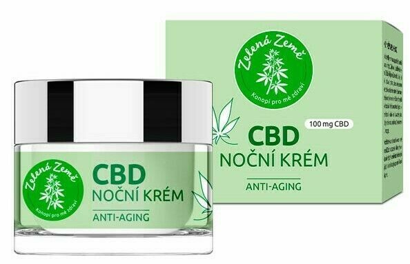 Zelená Země CBD noční krém 50ml porovnat ceny