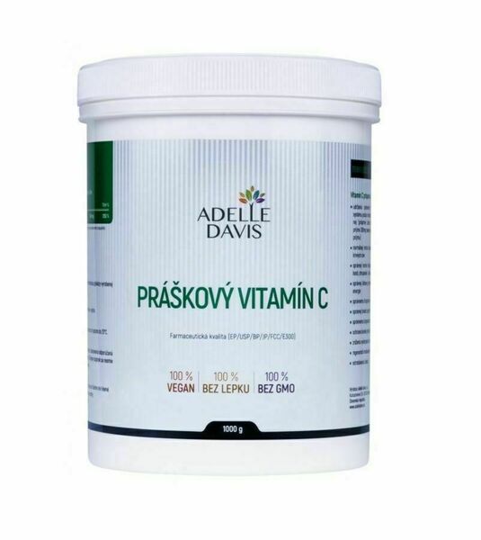 Adelle Davis Práškový vitamín C 1000 g porovnat ceny