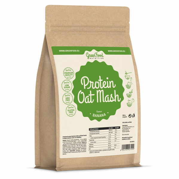 GreenFood Nutrition Proteinová ovesná kaše banánová 500 g porovnat ceny